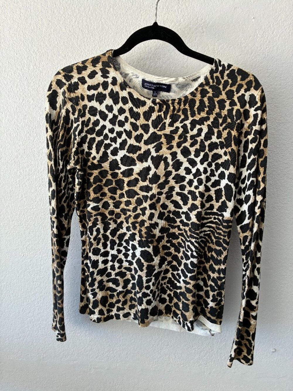 Jones New York Signature silk and cotton top